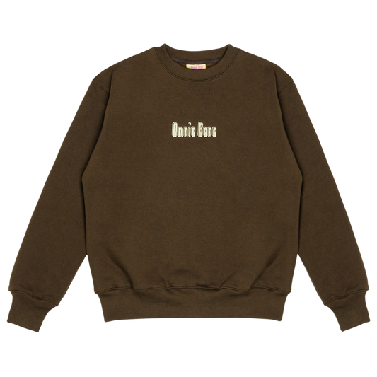 Omnia Bona Sweatshirt Brown Front view