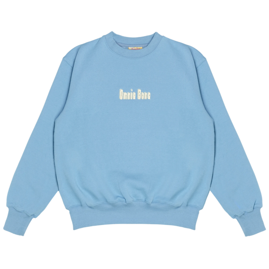 Omnia Bona Sweatshirt Light blue front view